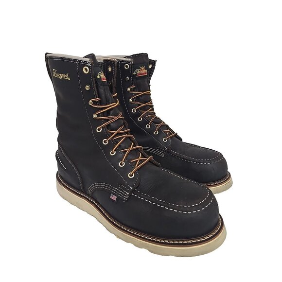 Thorogood Men's 8" Steel Toe WP Wedge Sole Work Boot (USA) 804-3800 Brown 13D - Picture 1 of 7